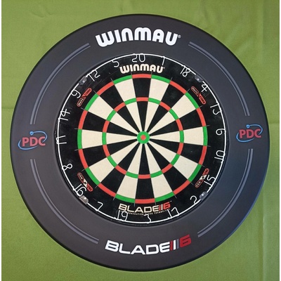 Winmau set DOUBLE - terč Blade 6 Dual Core + okruží Black PDC
