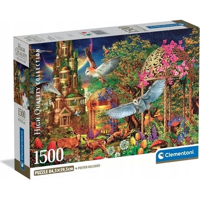 CLEMENTONI FANTASY ZAHRADA V LESE 1500 dílků
