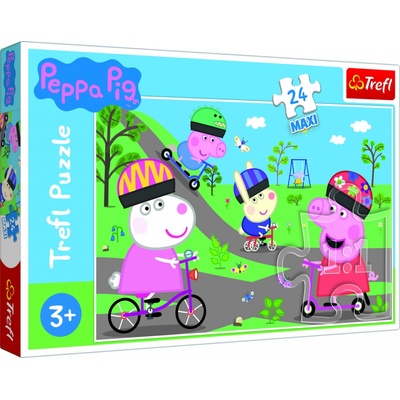 TREFL Prasátko Peppa Aktivní den MAXI 24 dielov