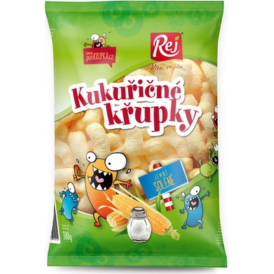 Rej Křupky kukuřičné jemně solené 100 g