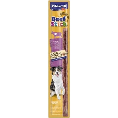 Vitakraft Hovädzí kabanos pre psa srdiečka 12 g