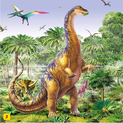 Dino Mini s figurkou dinosaura: Brachiosaurus 60 dílků