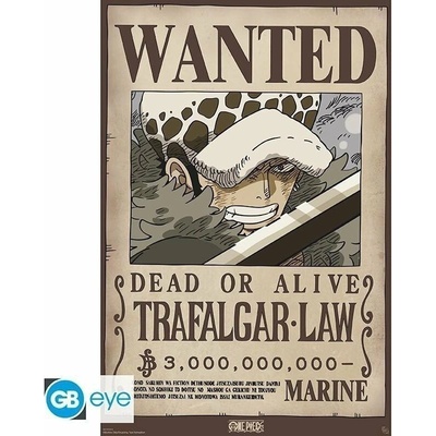 One Piece Plakát Maxi - Wanted Law 91,5 x 61 cm