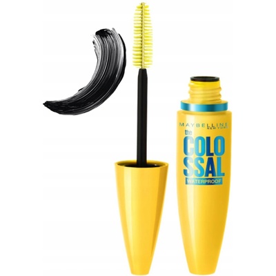 Maybelline Colossal Waterproof Mascara vodoodolná riasenka Black 10.7 ml