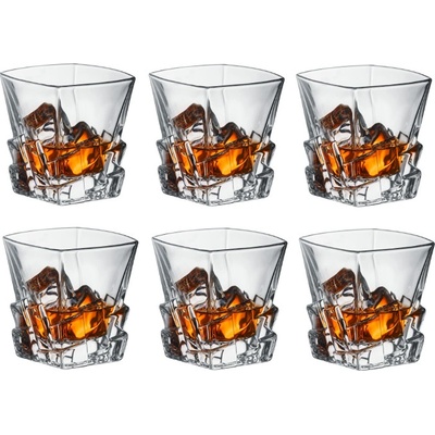 Bohemia Jihlava Sklenice na whisky Crack 6 ks 310 ml