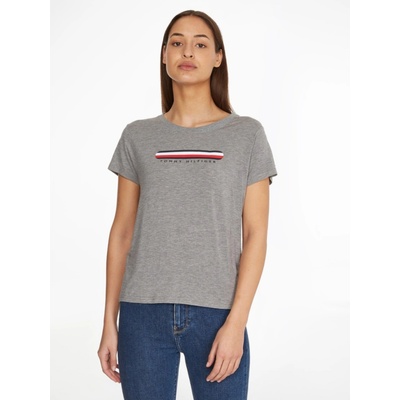 Tommy Hilfiger dámské tričko UW0UW03201 P4A šedé