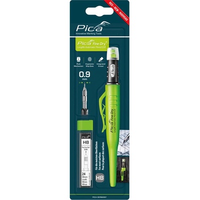 Pica 70703 set na blistru: Pentilka Pica Fine Dry 7070 a náhradní tuhy Pica 7030 HB