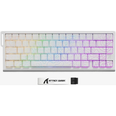 Attack Shark X68PRO HE biela