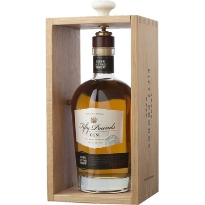 Fifty Pounds Cask at the back gin 43,5% 0,7 l (čistá fľaša)