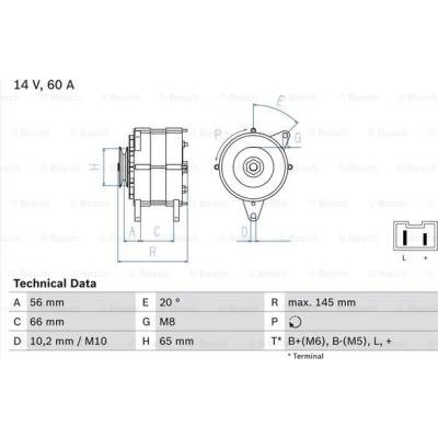 BOSCH Generátor 0986037321