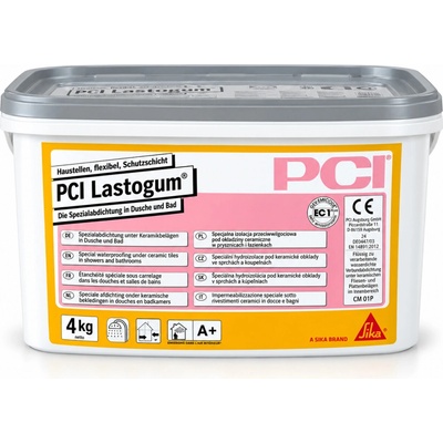 PCI Lastogum tekutá hydroizolácia pod obklady do kúpeľní a spŕch 4 kg – sivá