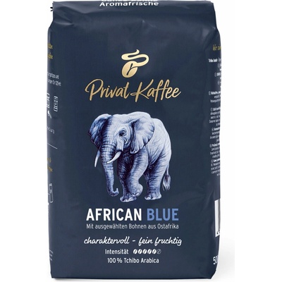 Tchibo Arabica Privat Kaffee African Blue zrnková 0,5 kg