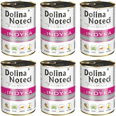 Dolina Noteci Premium pro dospělé psy s krůtím masem 6 x 400 g