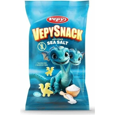Vepy Vepysnack Kukuřičný snack s mořskou solí bez lepku 45 g