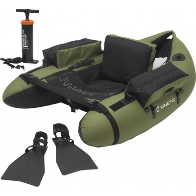 Kinetic Belly Boat Fish Hunter Float Tube Combo