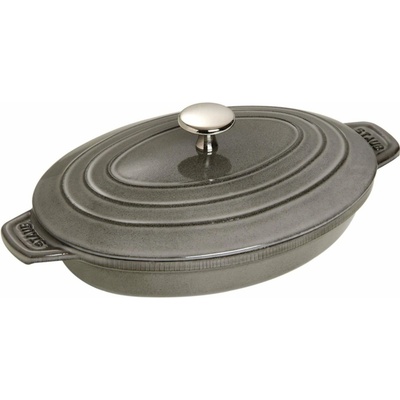 STAUB Kastrol oválný 23x17 cm/1l šedý 1332318