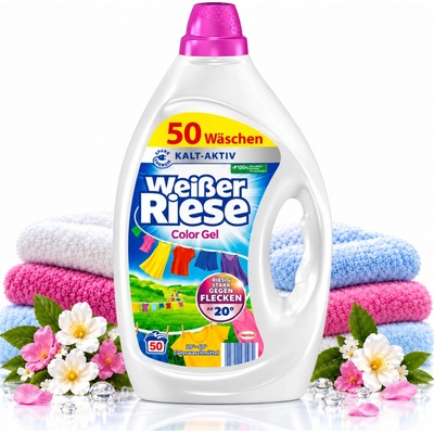 Weisser Riese prací gel Color 50 PD 2,25 l