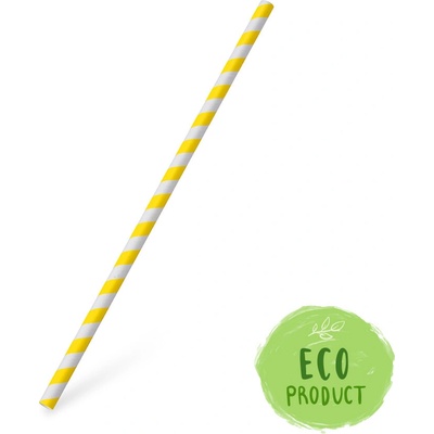 WIMEX papierová JUMBO žltá špirála 25 cm 8 mm 100 ks