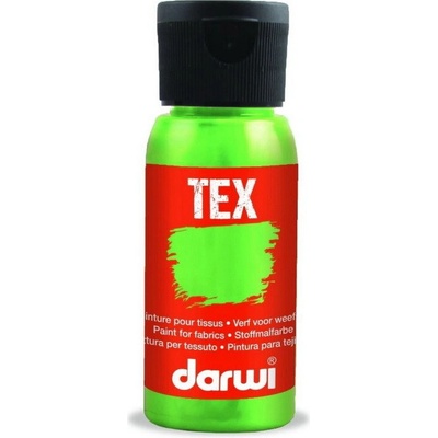 Darwi TEX Farba na textil 100050627 neónová zelená 50 ml