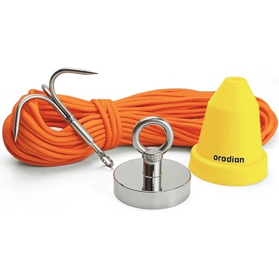 Magnet fishing set STANDARD - magnet 290 kg + ochranný kužel + hák + lano 30 metrů