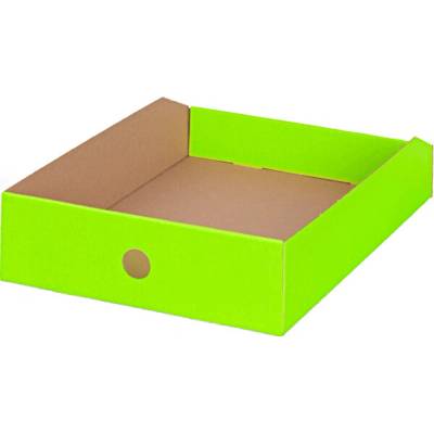 Model Obaly Šuplík do zakladače "čtyřbox", zelený