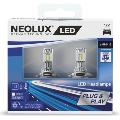 Neolux H7 PX26d 12V 11W LED 6500K Cool White 2 ks – Hledejceny.cz