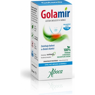 Aboca Golamir léčba bolesti v krku 30 ml