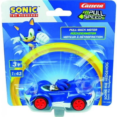Carrera Auto Pull Speed Ježek Sonic 1:43