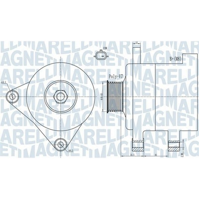 generátor MAGNETI MARELLI 063732101010