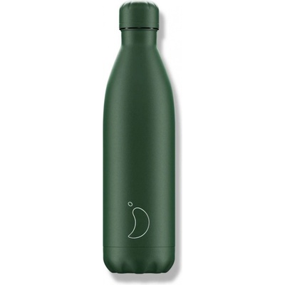 Chilly's Bottles Termoláhev celá zelená matná edice Original 750 ml