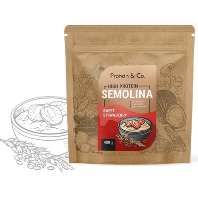 Protein & Co. Proteinová krupicová kaše 480 g