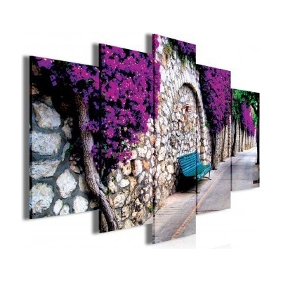 Obraz na plátne viacdielny - OB3535 - Chodník 100cm x 60cm - S17