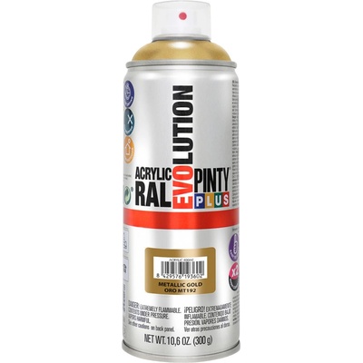 Pinty Plus Evolution metalická farba MT191 Strieborná 400ml