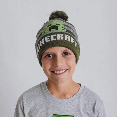 Zimná čiapka Minecraft Stripes