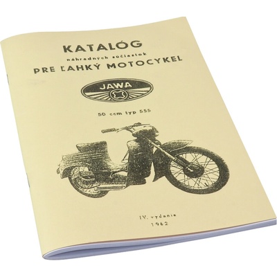 CZ Katalog náhradních dílů - JAWA 50 typ 555