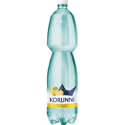 Korunní citron jemně perlivá voda 6 x 1,5 l