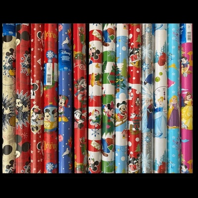 Darčekový baliaci papier Sadoch Disney - 3 x 0,7 m, mix motívov -