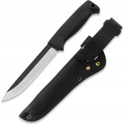 Peltonen Knives M95 Ranger 80CrV2 Čierna Rukoväť TPE Kožené Puzdro