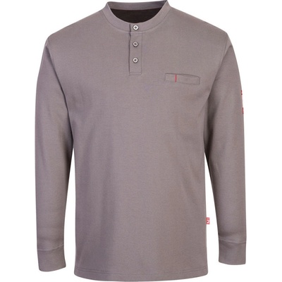 Portwest mikina Henley FR32 antistatická POR-FR32GRR Šedá