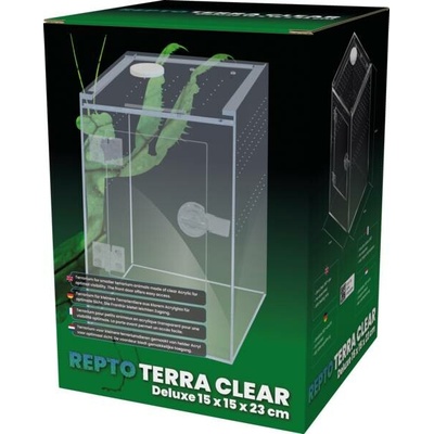 Repto Terra Clear akrylátové terárium Deluxe 15 x 15 x 23 cm