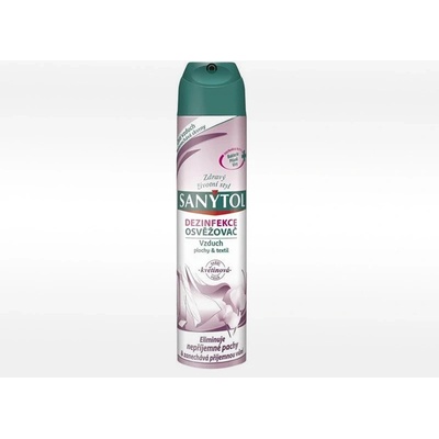 Sanytol Květinová vůně desinfekční osvěžovač vzduchu na plochy a textil 300 ml
