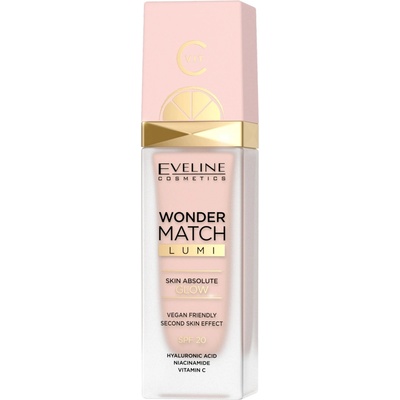 Eveline Cosmetics Wonder Match Lumi Rozjasňující make-up 05 Light Neutral 30 ml