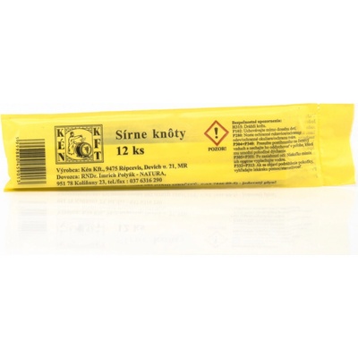 Knoty sirné 400g 80ks 18x4cm