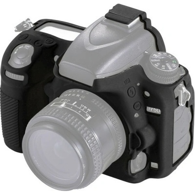PULUZ silikónové puzdro pre Nikon D750 čierne