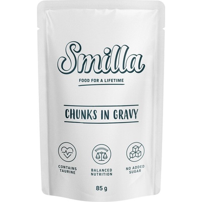 Smilla Kitten kúsky v omáčke so zeleninou kuracie s mrkvou 12 x 85 g