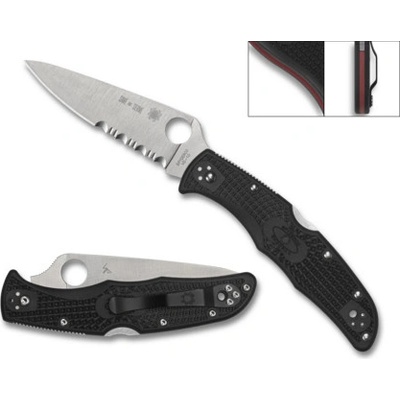 Spyderco Endura 4 Lightweight Thin Red Line C10FPSBKRD