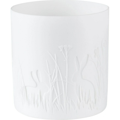räder Porcelánový svícen Rabbit meadow, bílá barva, porcelán