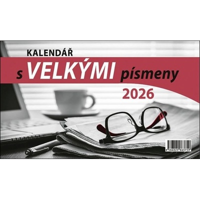 s velkými písmeny stolní 23 x 14 cm 2026