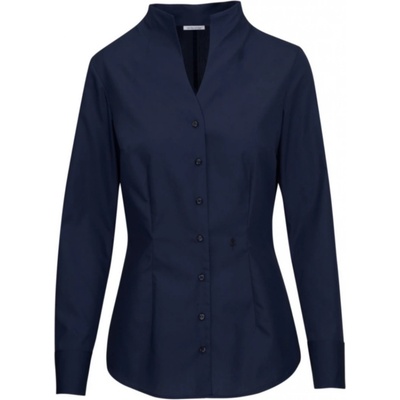 Seidensticker popelínová s dlouhým rukávem Chalice Blouse Slim LSL navy
