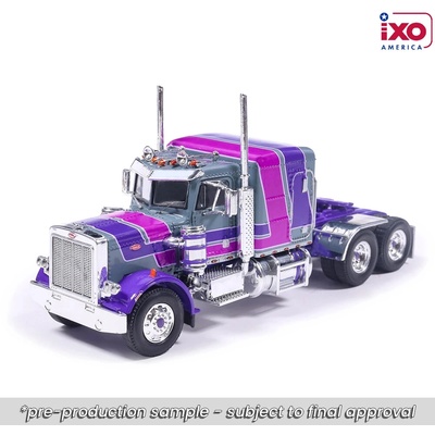 Peterbilt 359 1:973 Fialová/Šedá IXO 1:64